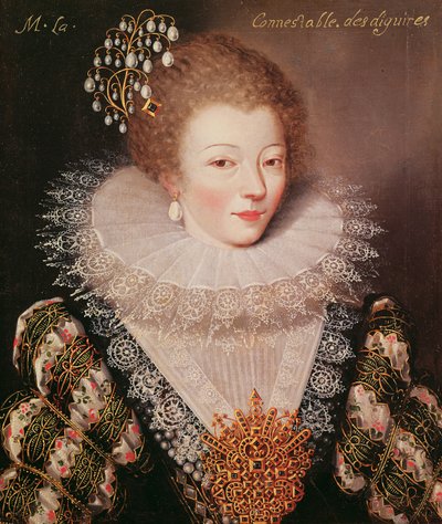 Portrait of Marie Vignon (c.1576-1657) by French School